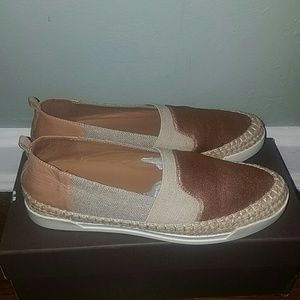Elie Tahari Rose Gold "Aruba" slip on